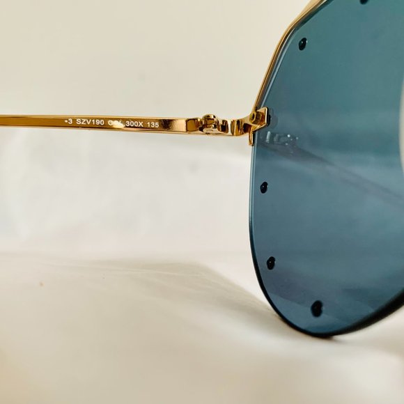 NEW WITH CASE! ZADIG & VOLTAIRE 60mm AVIATOR SUNGLASSES - Picture 6 of 8
